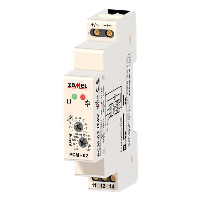 PRZEKAŹNIK CZASOWY 24V AC/DC TYP: PCM-02/24V