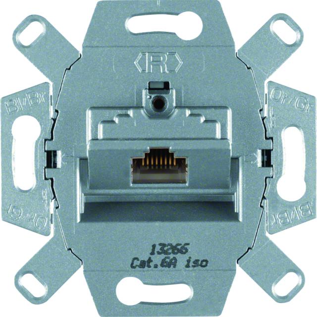one.platform Gniazdo komputerowe UAE pojedyncza (RJ45) ekran. kat.6a iso (mechanizm) Berker 4586 WDF41076 HAGER