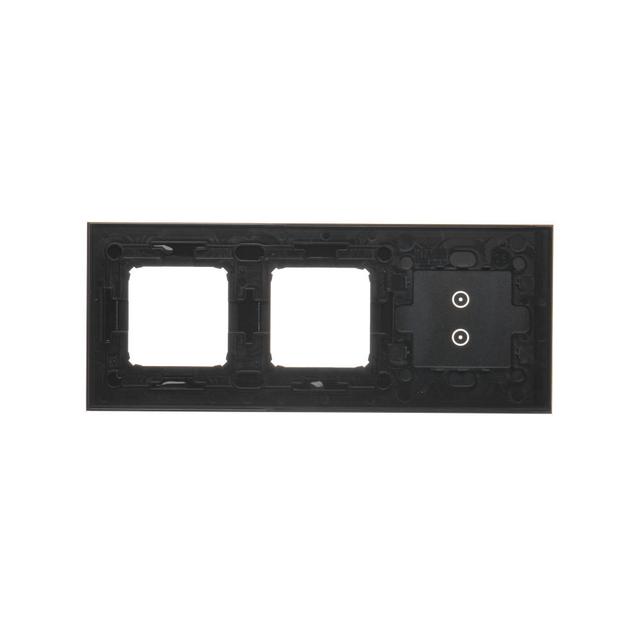 Simon 54 Touch Panel dotykowy S54 Touch 3 moduły 2 pola dotykowe pionowe+2 otwory na osprzęty S54 za