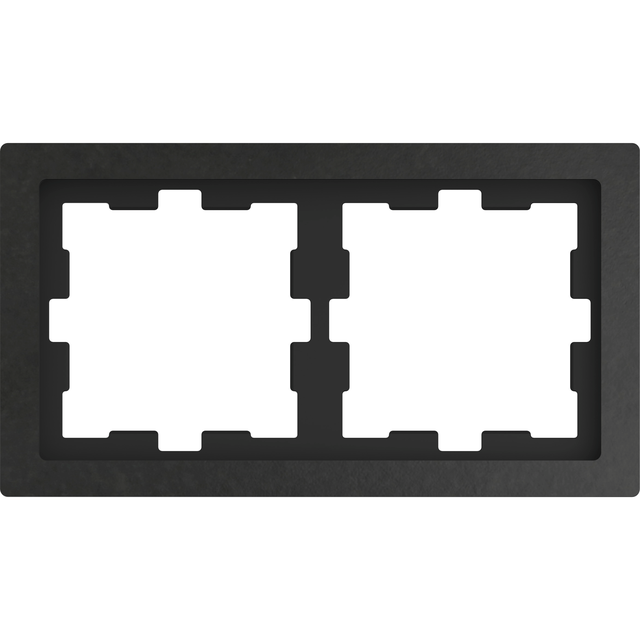 Merten D-Life, ramka 2-krotna, łupek polerowany