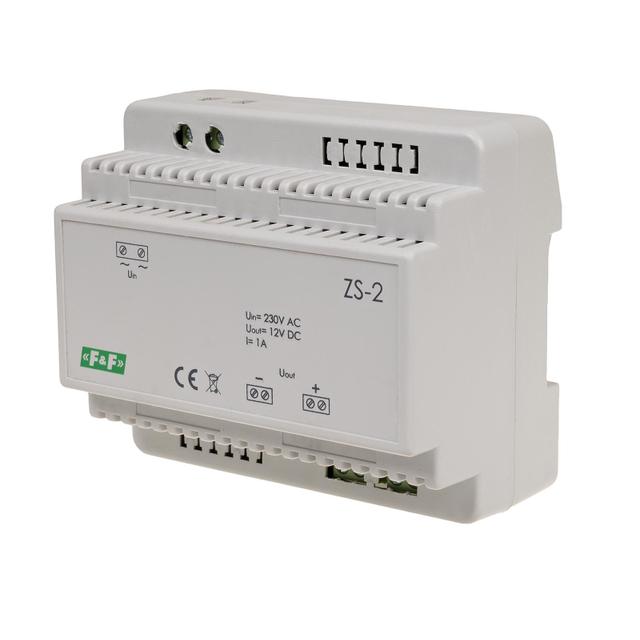 Zasilacz stabilizowany 12V DC 1A ZS-2 F&F