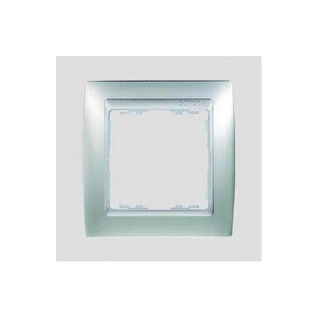 Simon 82 Ramka pojedyncza 1-krotna pośrednia aluminium mat 82914-33 KONTAKT