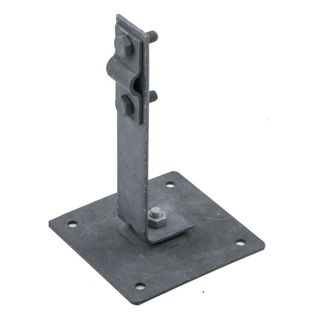 Uchwyt na lepik B = 12 cm (zacisk przez śrubę) oc.ogniowy