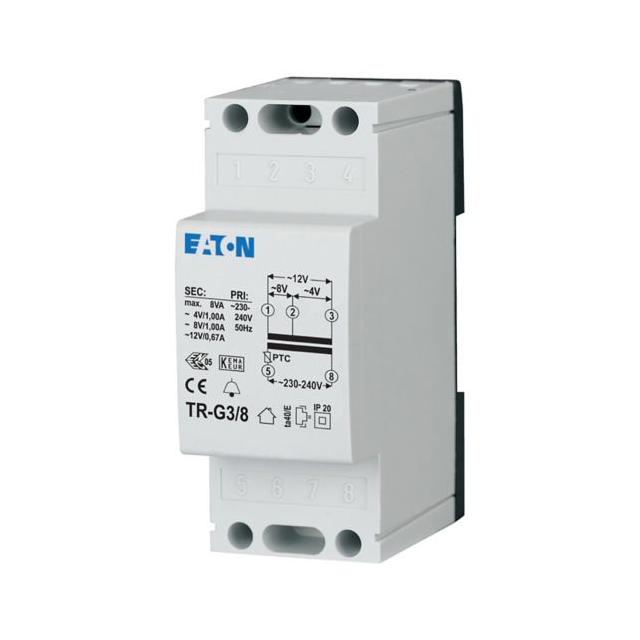 TR-G3/8 Trafo 230V wyj.4-8-12V 1-1-0,67A 272481 EATON