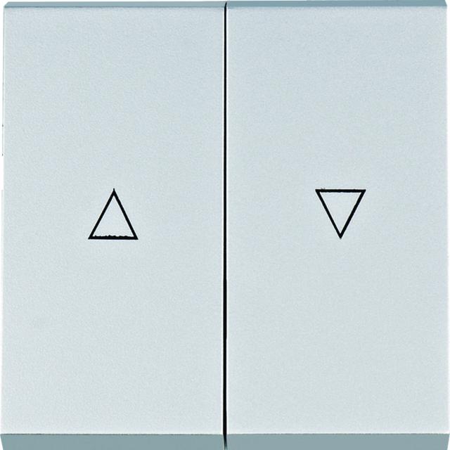 lumina Klawisze do łączników żaluzjowych, srebrny