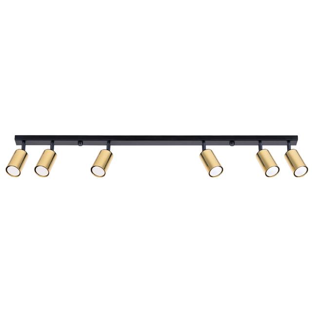 Plafon WINX 6L czarny/złoty