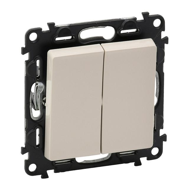 Valena Life Łącznik Schodowy Podwójny Kremowy 10Ax 250 V 752208 LEGRAND