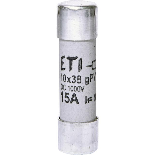 Wkładka topikowa cylindryczna PV CH10x38 gPV 15A 1000V UL 002625112 ETI
