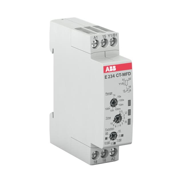 Przekaźnik czasowy CT-MFD.12 1c/o, 24-240VAC 24-48VDC