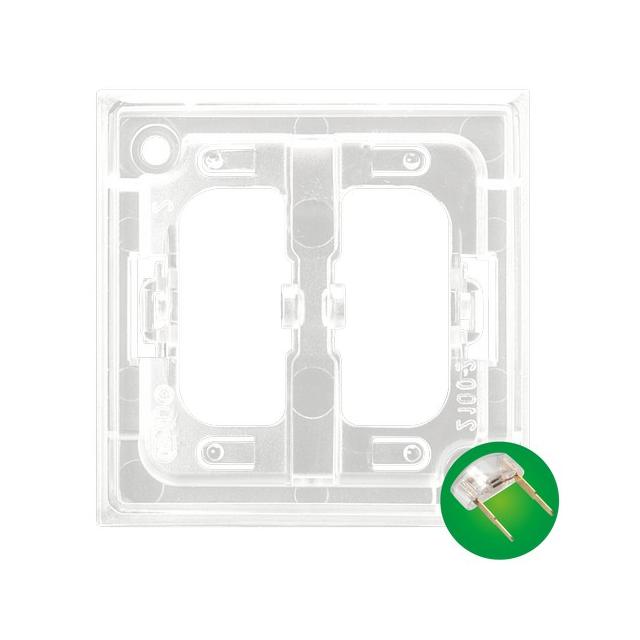 ARIA Zespół podświetlenia led zielony - kolor bezbarwny