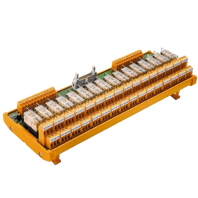 RSM-16 24VAC/DC 2CO S Moduł interfejsu z przekaźnikami, RCL, LP2N 5.08mm, złącze śrubowe, LP 5.08 + złącze wtykowe zgodne z IEC60603-13 / DIN41651, 20-stykowe, 24 V AC ± 10 /1szt 1449310000 WEIDMÜLLER
