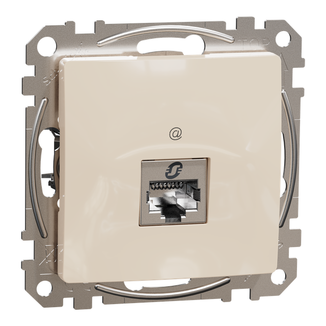 Sedna Design & Elements, gniazdo komputerowe RJ45 kat.5e STP, beżowy