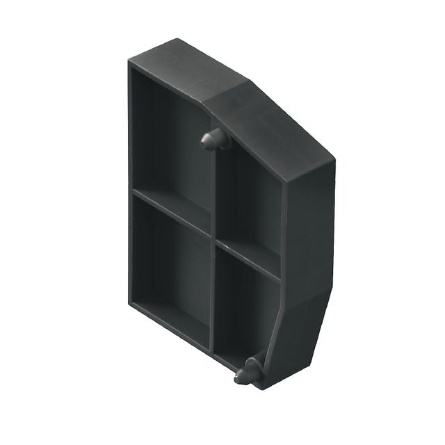 DP WGK 50 BK BX Płytka końcowa i dzieląca styków, 54.1 mm x 7.2 mm, czarny /10szt./ 1250610000 WEIDMÜLLER