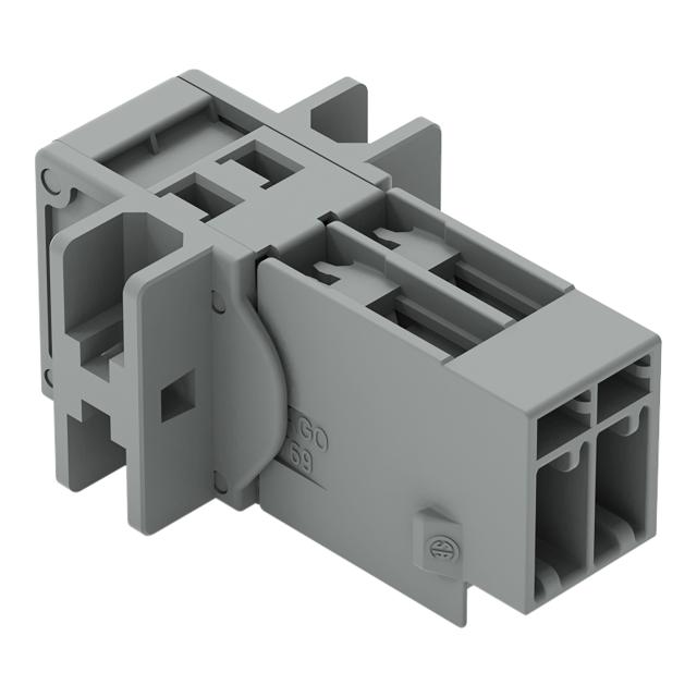 X-COM wtyk 5-biegunowy szary raster 5 mm /50szt./ WAGO