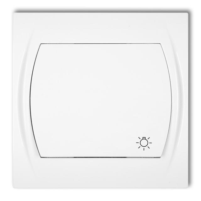 LOGO Przycisk zwierny /światło/ biały LWP-5 KARLIK