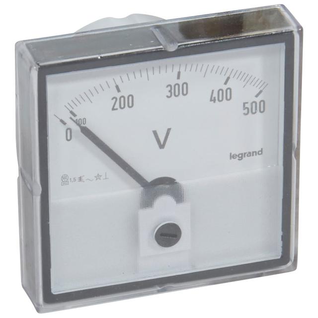 Woltomierz Analogowy Na Drzwi Kwadratowy 014660 LEGRAND
