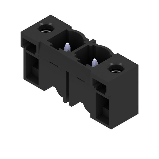 SL 7.62HP/02/180F 3.2 SN BK BX Wtyki PCB (złącza płyty), 7.62 mm, Liczba biegunów: 2, kąt odejścia: 180° /72szt./ 1140870000 WEIDMÜLLER