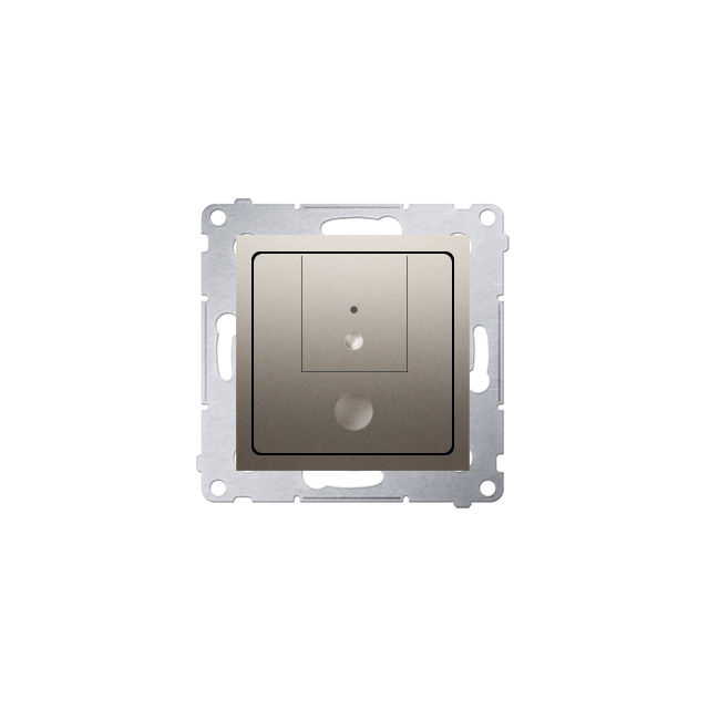 Simon 54 Ściemniacz dwuprzyciskowy 40–500 W (300 VA) złoty mat D75310.01/44 KONTAKT