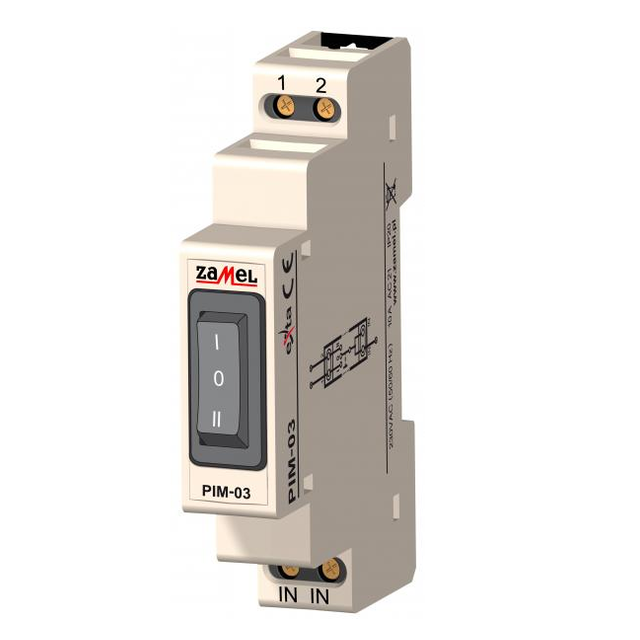 PRZEŁĄCZNIK INSTALACYJNY I-0-II 230V TYP: PIM-03