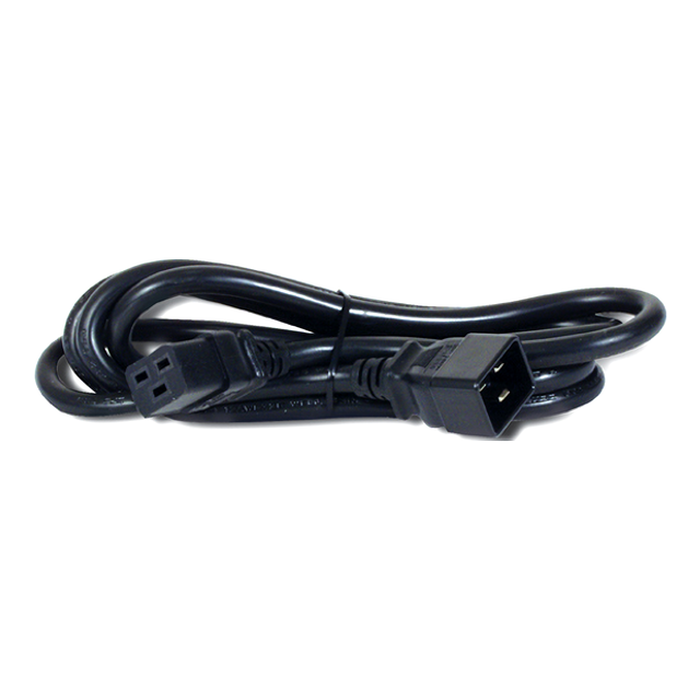 Kabel zasilający 20A o długości 2m C19 na C20 AP9877 SCHNEIDER
