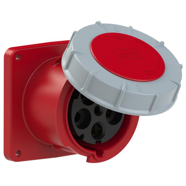 GNIAZDO TABLICOWE PROSTE POWER TWIST IP67 125A 400V 3P+Z+N 120x120mm 345-6 PCE