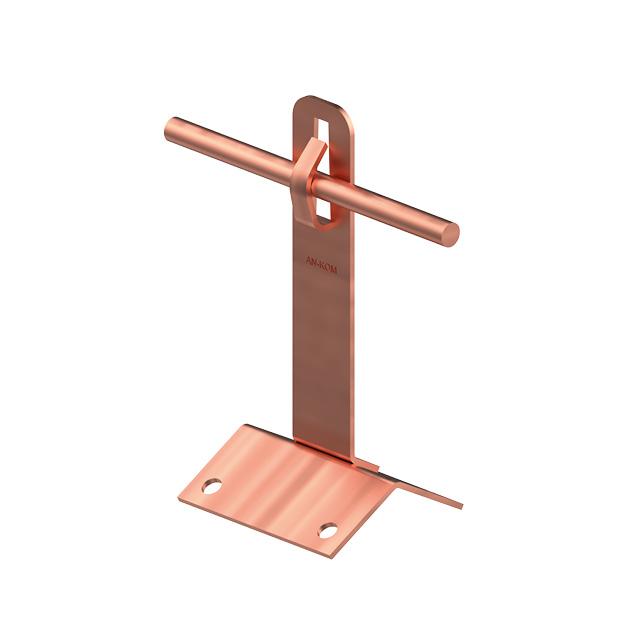 Uchwyt dachowy, szczytowy Z-zagięcie H=12cm /CU/