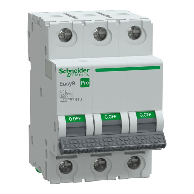 Wyłącznik nadprądowy Easy9 PRO 6kA 3P C10A EZ9F57310 Schneider