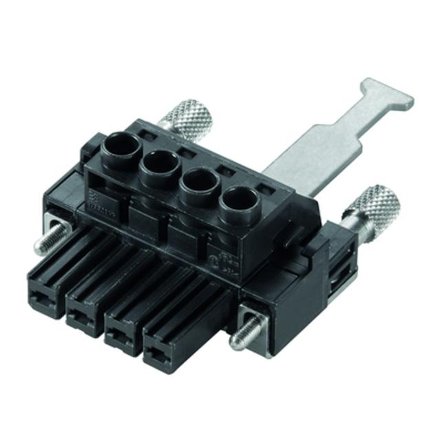 BVZ 7.62HP/04/180RSH180 SN BK BX Złącze kablowe do płytek drukowanych /25szt./ WEIDMULLER