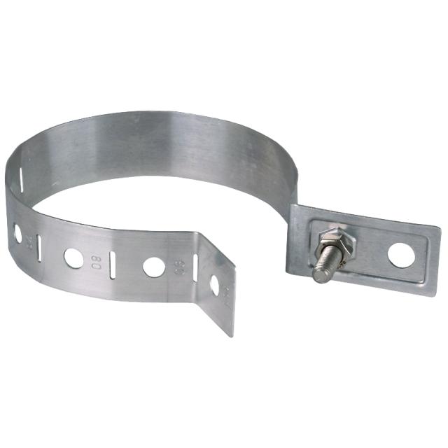 Obejma RV do rur spustowych 60-150 mm, Al