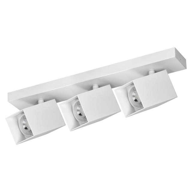 KUBAR SP 3, oprawa ścienno-sufitowa, GU10 max. 3x35W, IP20, biała AD-OP-6511WGU10 ORNO