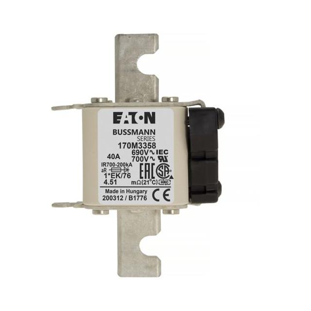 FUSE 40A 690V 1*EK/76 AR UC Wkładka szybka 40A AC 690V rozmiar 1 45x59x102 mm aR IE 170M3358 EATON
