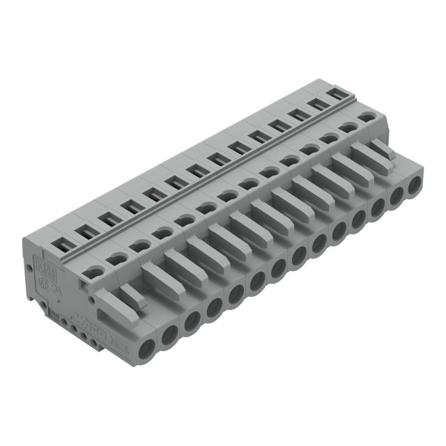 Gniazdo MCS‑MIDI Classic 14‑biegunowe szare raster 5mm 231‑114/102‑000 /25szt./ WAGO