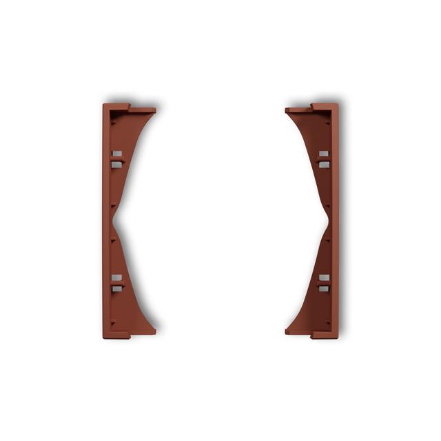 ICON Ramka pośrednia do gniazd podwójnych terakota