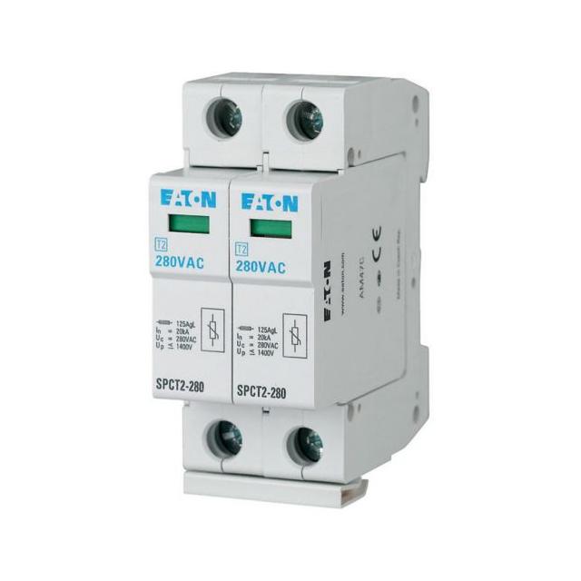 SPCT2-460/2 Ogranicznik przepięć nap. pracy 460V typ T2 2P 20kA 167609 EATON