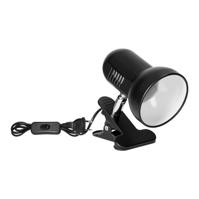 CANARD, lampka biurkowa z metalowym klipsem, 15W, E27, czarna DL-20/B ORNO