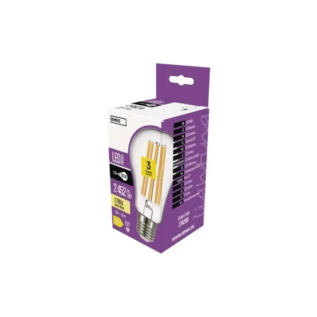 Żarówka LED Filament A67 A++ 17W E27 ciepła biel