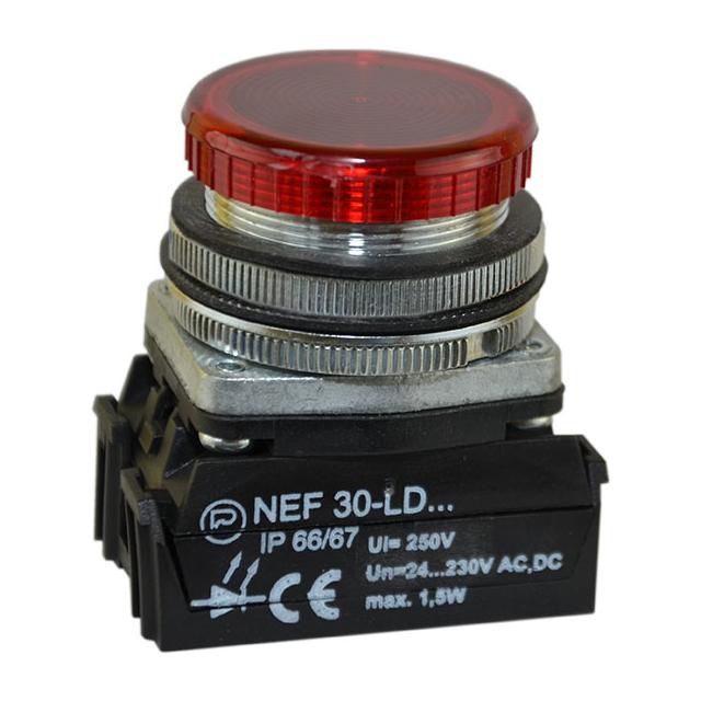 Lampka NEF30HV/500V czerwona