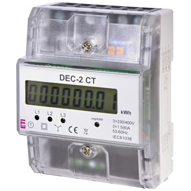 DEC-2CT - Wskaźnik zużycia  energii 3-fazowy