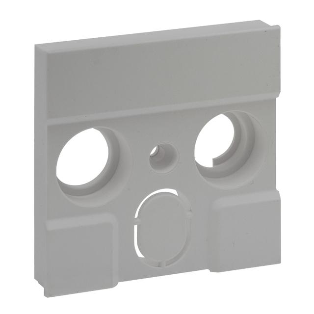 Niloe Step Plakietka Gniazda Tv Zewnętrznych Producentów 3 Otwory- Kolor Aluminium 863384 LEGRAND