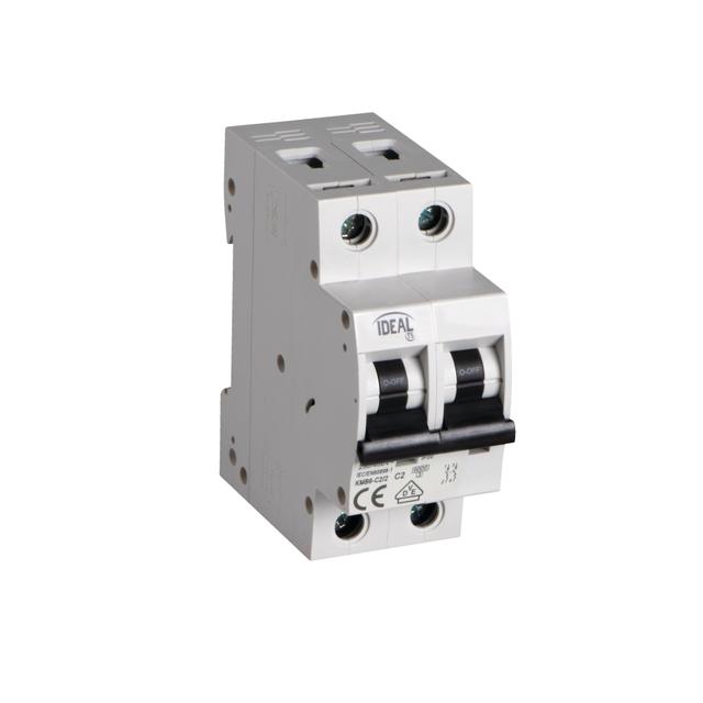 KMB6-C2/2 Wyłącznik nadprądowy IDEAL TS 2P KMB6-C2/2 6kA 32556 KANLUX