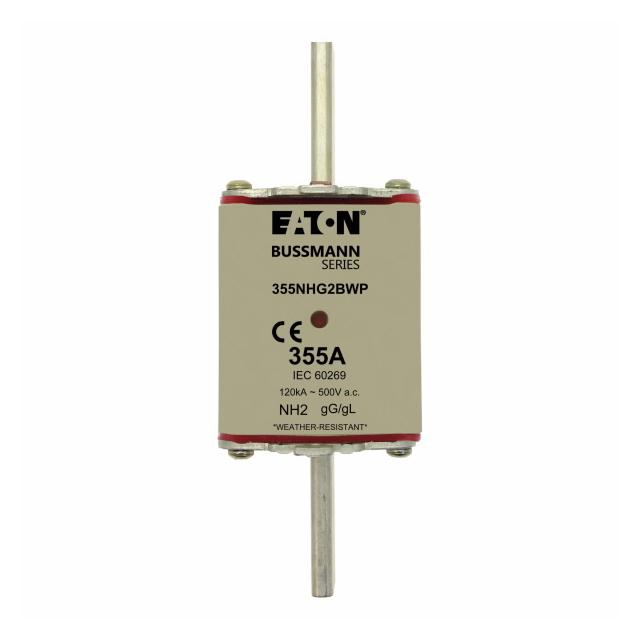 NH 355A 500V gG rozmiar 2 WEATHER RESISTANT NH LV 355A 500V gG rozmiar 2 WR 355NHG2BWP EATON