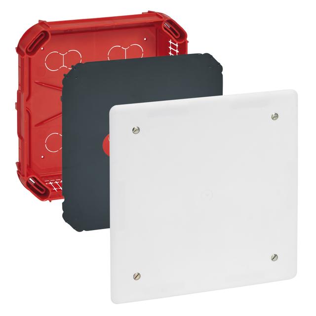 BATIBOX PUSZKA ROZGAŁĘŹNA DO SCIANY MUROWANEJ 175X175X40 MM, Legrand