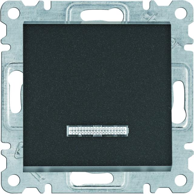lumina Łącznik kontrolny uniwersalny/schodowy czarny WL0223 HAGER