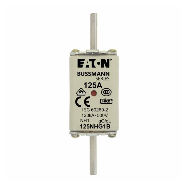 NH FUSE 125AMP 500V gG SIZE 1 DUAL IND Wkładka NH1 125A 500V GL/GG podwójny wskaźnik 125NHG1B EATON
