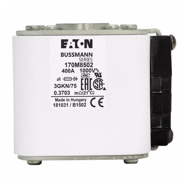 FUSE 400A 1000V 3GKN/75 AR UR Wkładka szybka 400A AC 1000V rozmiar 3 74x92x91 mm aR IEC UL 170M8502