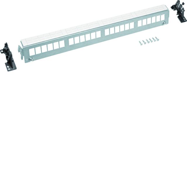 Patch Panel 24M Keystone bez modułów szyna TS lub płyta montażowa FZ24MK HAGER