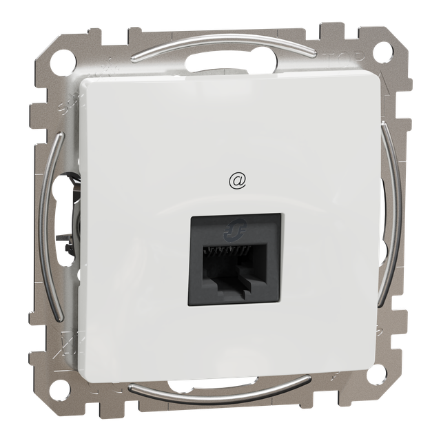 Sedna Design & Elements, gniazdo komputerowe RJ45 kat.6 UTP, białe