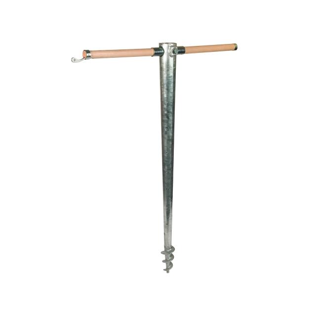 Uziom rurowy roboczy ze świdrem, dł. 1000 mm, St/tZn