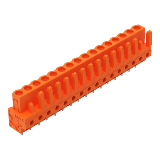 MCS-MIDI Classic gniazdo 16-bieg. pomarańczowe raster 5,08 mm /25szt./ WAGO