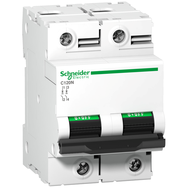 Wyłącznik nadprądowy Acti9 C120N 2P D63A A9N18382 Schneider